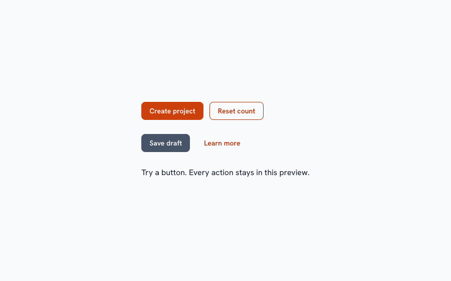 Button rendered with Rayden UI 0.10.1