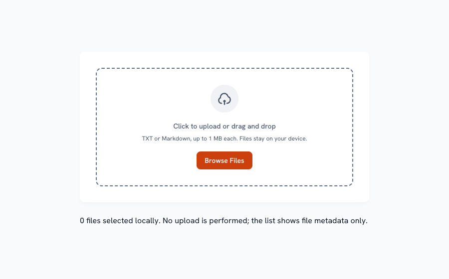 File upload rendered with Rayden UI 0.10.1