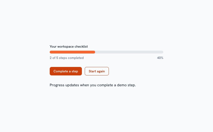 Progress bar rendered with Rayden UI 0.10.1